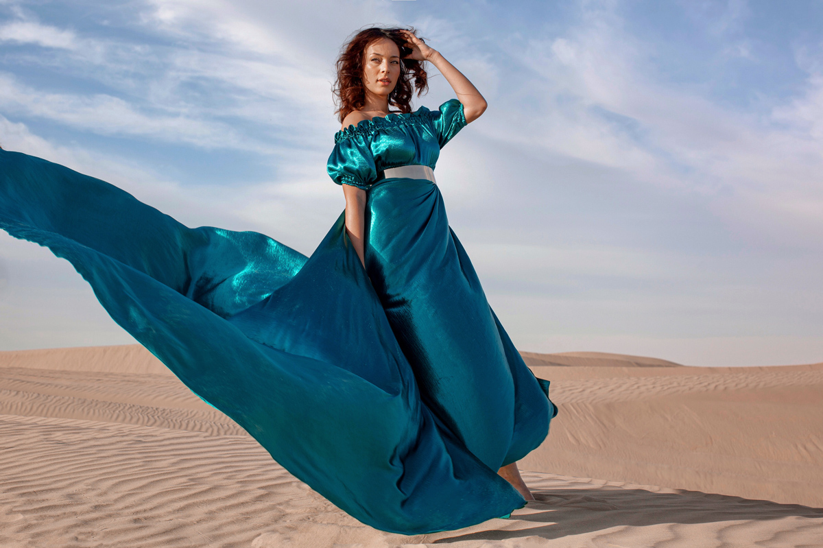 Experience the Allure of Flying Dress Photography in Dubai and Abu Dhabi. Elevate Your Visuals With Captivating Dresses Against Iconic UAE Backdrops. Book Now!